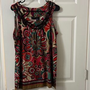 Colorful Floral Tank Top